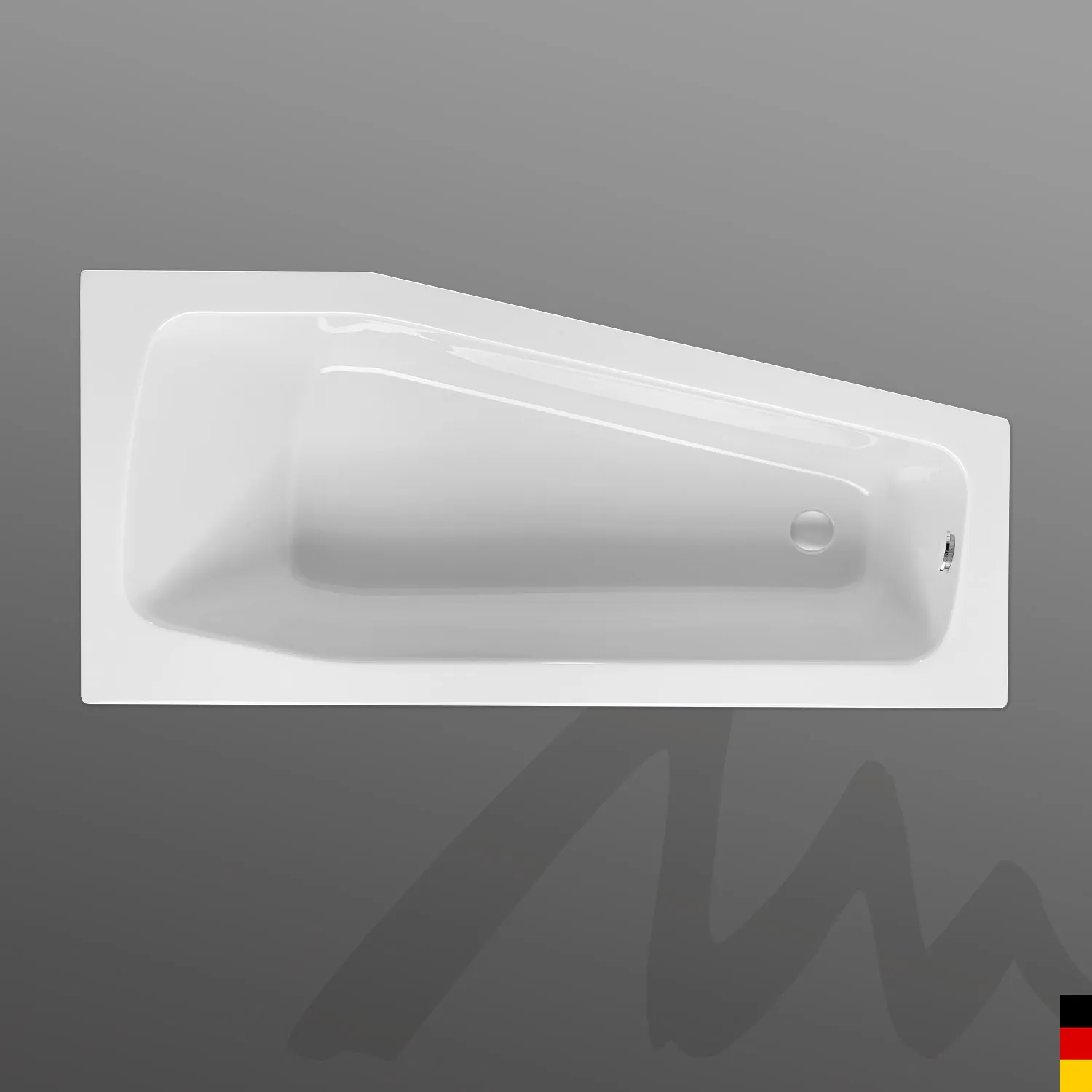 Mauersberger globosa Acryl-Badewanne Kompaktform 170⁄75 links Mauersberger globosa Acryl-Badewanne Kompaktform 170⁄75 links