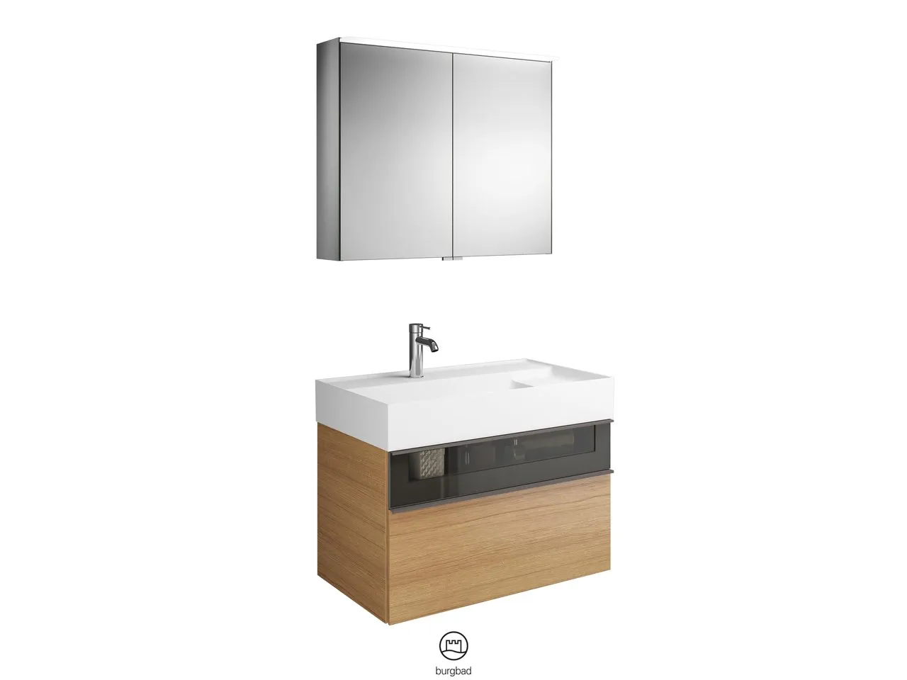burgbad Yumo PG1 Badmöbelset (SFKZ082) burgbad Yumo PG1 Badmöbelset (SFKZ082)
