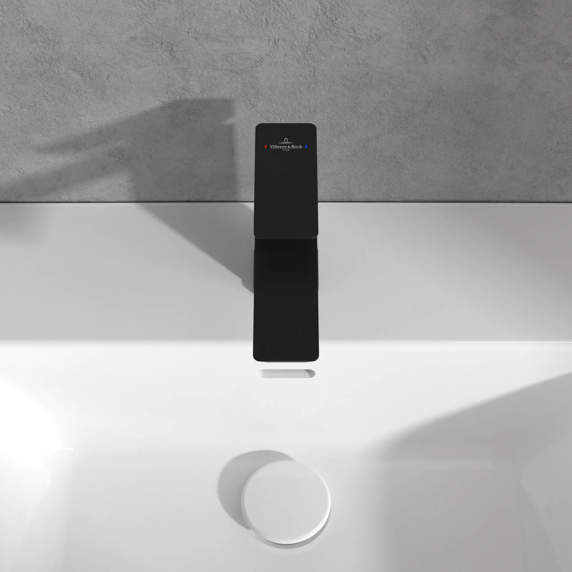 Einhand-Waschtischarmatur „Subway 3.0“ 17,6 cm Ausladung 134 mm in Matt Black Einhand-Waschtischarmatur „Subway 3.0“ 17,6 cm Ausladung 134 mm in Matt Black