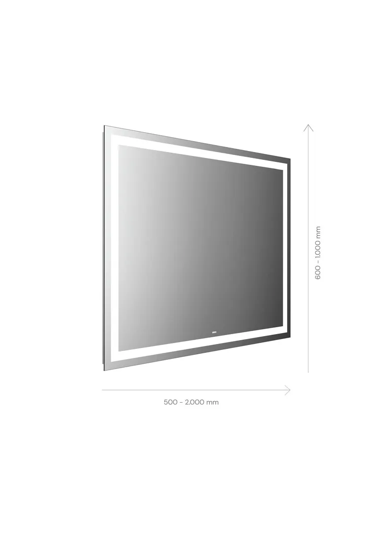 emco Lichtspiegel mit Sensorschalter „MI 230“ 60 × 80 cm