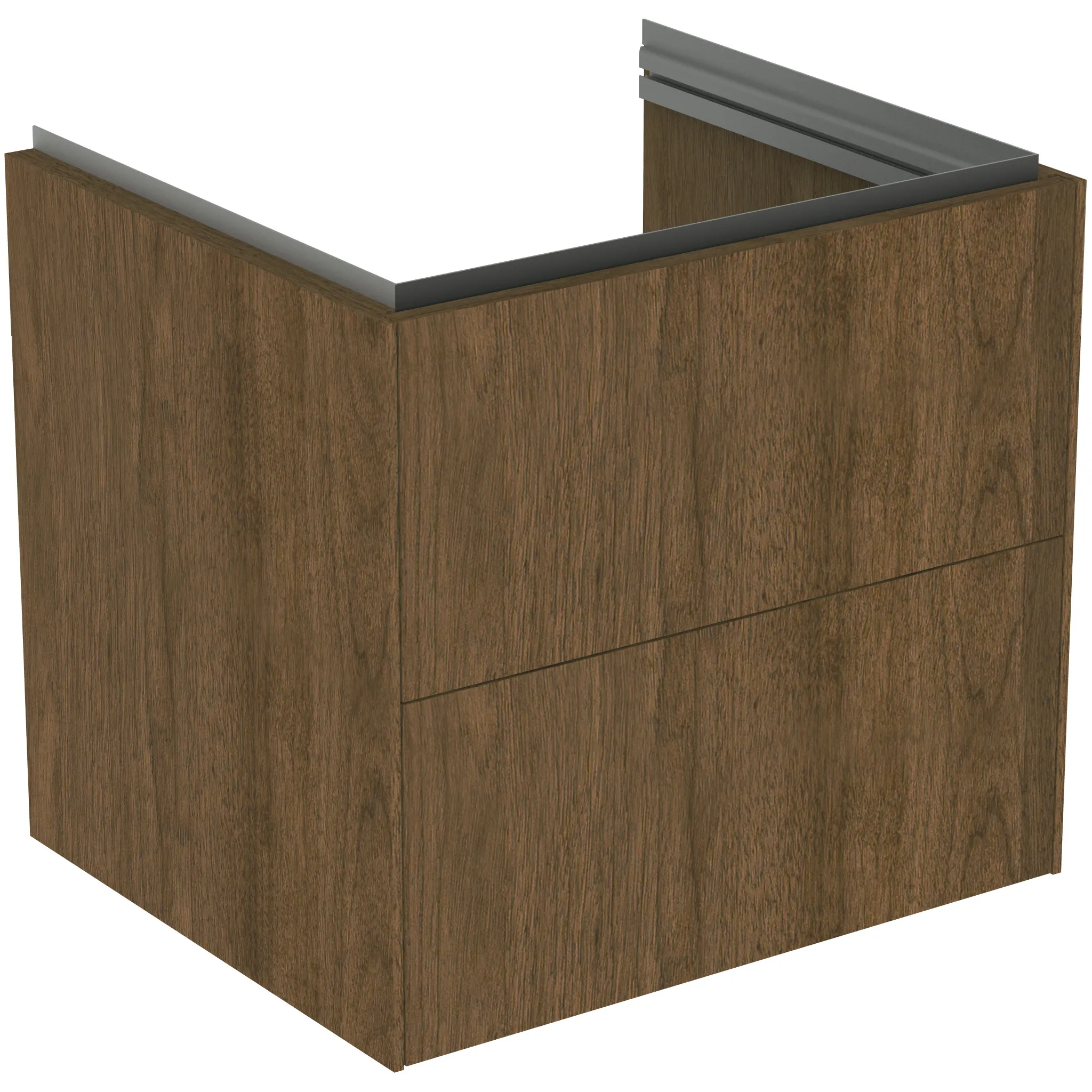 Ideal Standard Waschtischunterschrank „Conca“ 60 × 55,5 × 50,5 cm Walnuss dunkel Furnier Ideal Standard Waschtischunterschrank „Conca“ 60 × 55,5 × 50,5 cm Walnuss dunkel Furnier