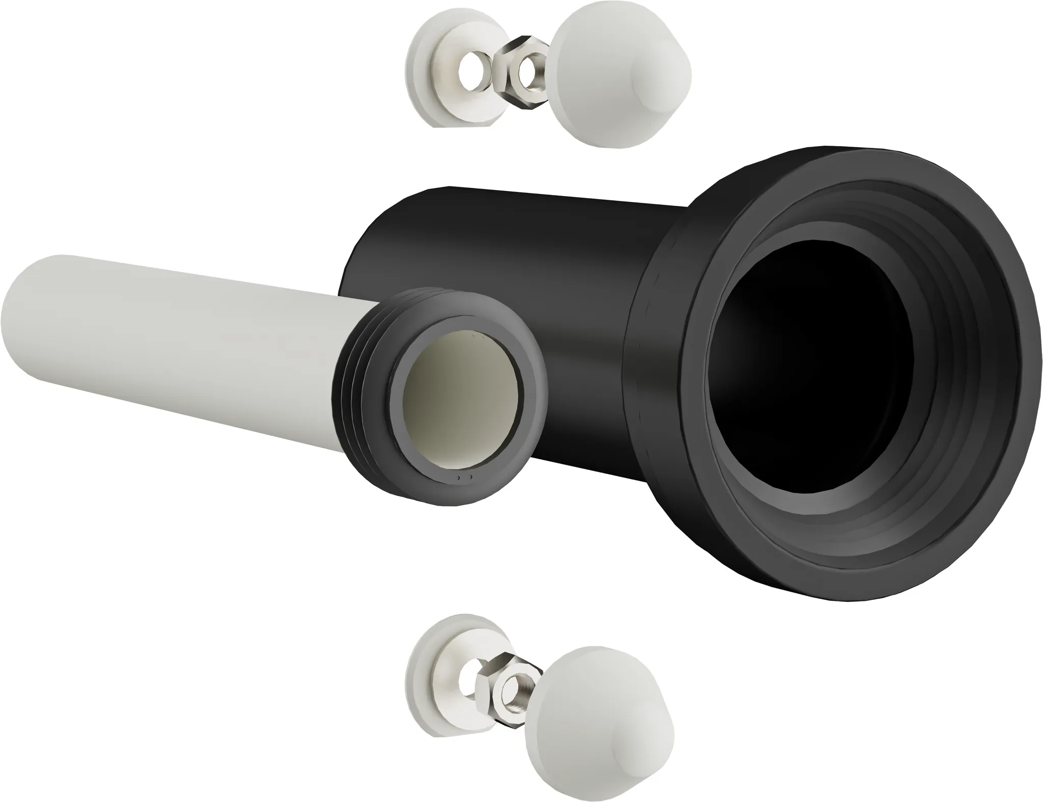 Hansgrohe WC EluPura Anschlussgarnitur universal für Wand WC Hansgrohe WC EluPura Anschlussgarnitur universal für Wand WC