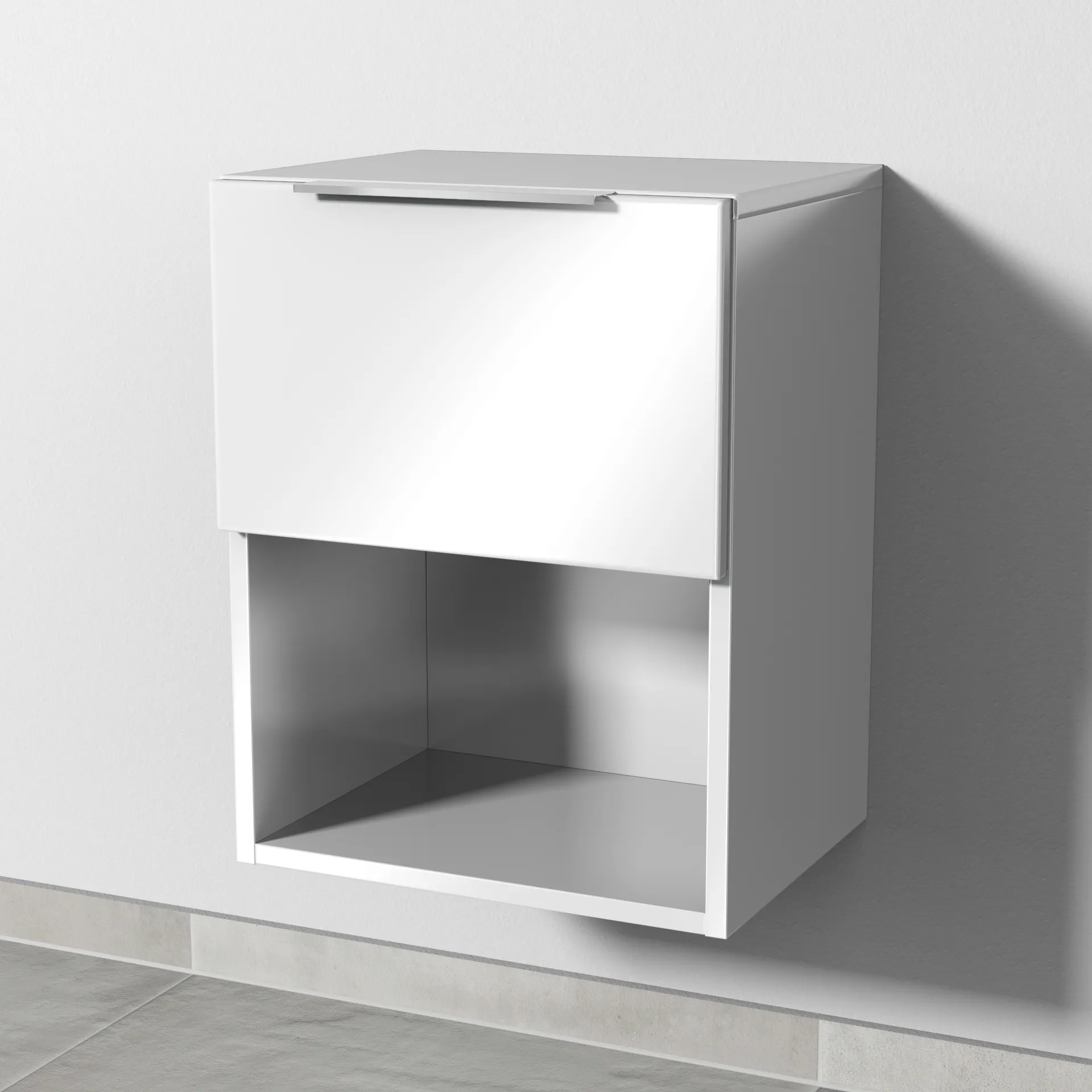 Sanipa 4balance Anbauschrank DG110, 520x400x328 Weiß-Glanz