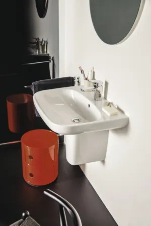 Waschbecken „i.lifeA“ 60 × 48 × 18 cm, Hahnlochposition mittig Waschbecken „i.lifeA“ 60 × 48 × 18 cm, Hahnlochposition mittig