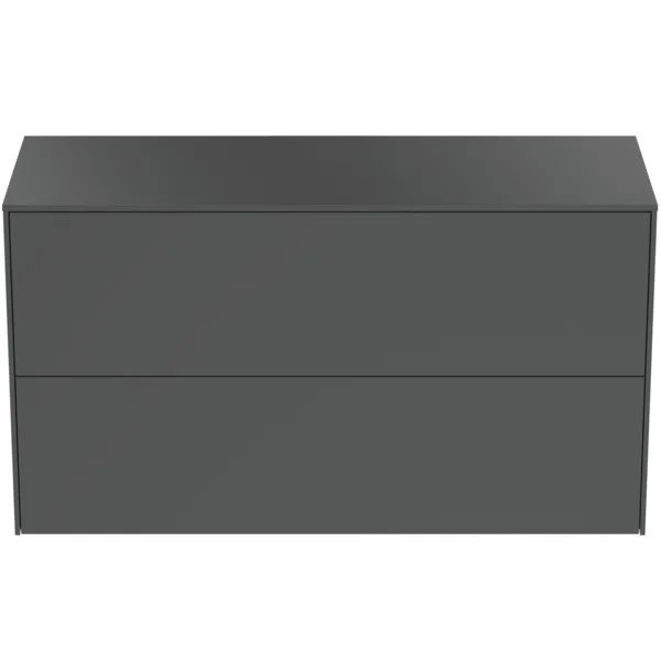 Ideal Standard Waschtischunterschrank Conca, 2 Auszüge, Anthrazit
