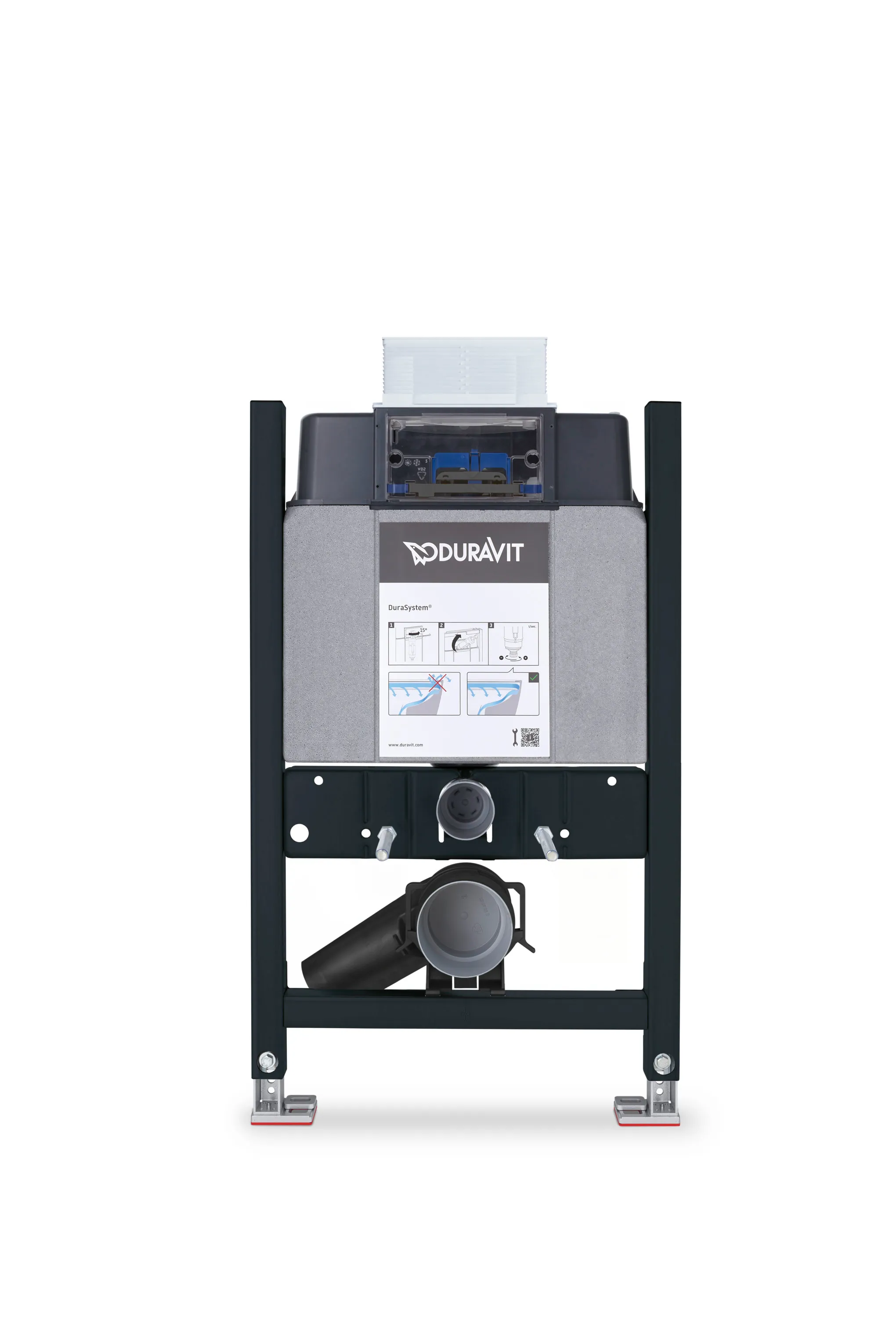 Duravit Vorwand-/Einbauelement für Toilette Installationselement Trockenbau für WC „DuraSystemInstallationselemente“ 84 × 50 cm in Duravit Vorwand-/Einbauelement für Toilette Installationselement Trockenbau für WC „DuraSystemInstallationselemente“ 84 × 50 cm in