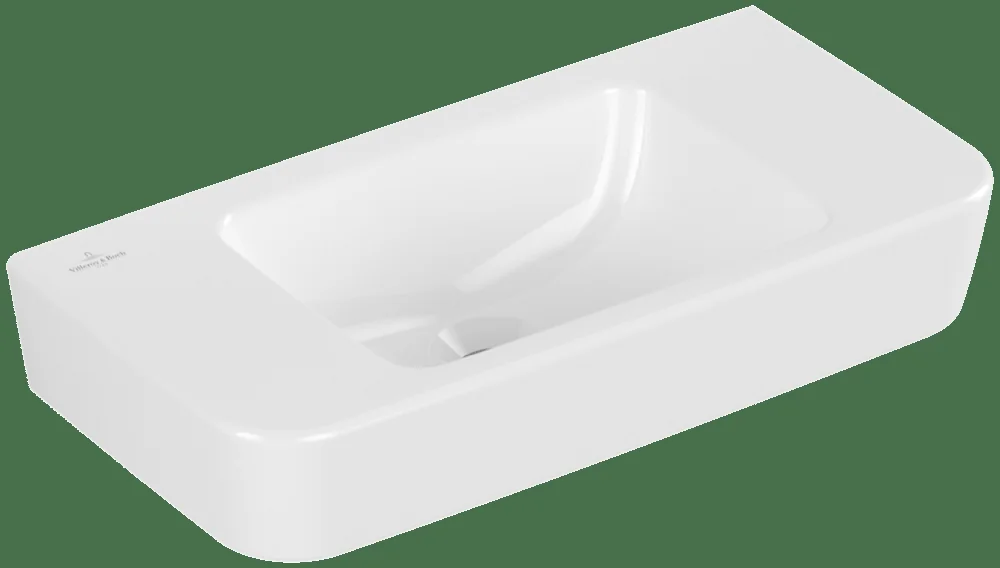Villeroy & Boch O.novo Handwaschbecken Compact 500x250mm Eckig Weiß Alpin Villeroy & Boch O.novo Handwaschbecken Compact 500x250mm Eckig Weiß Alpin