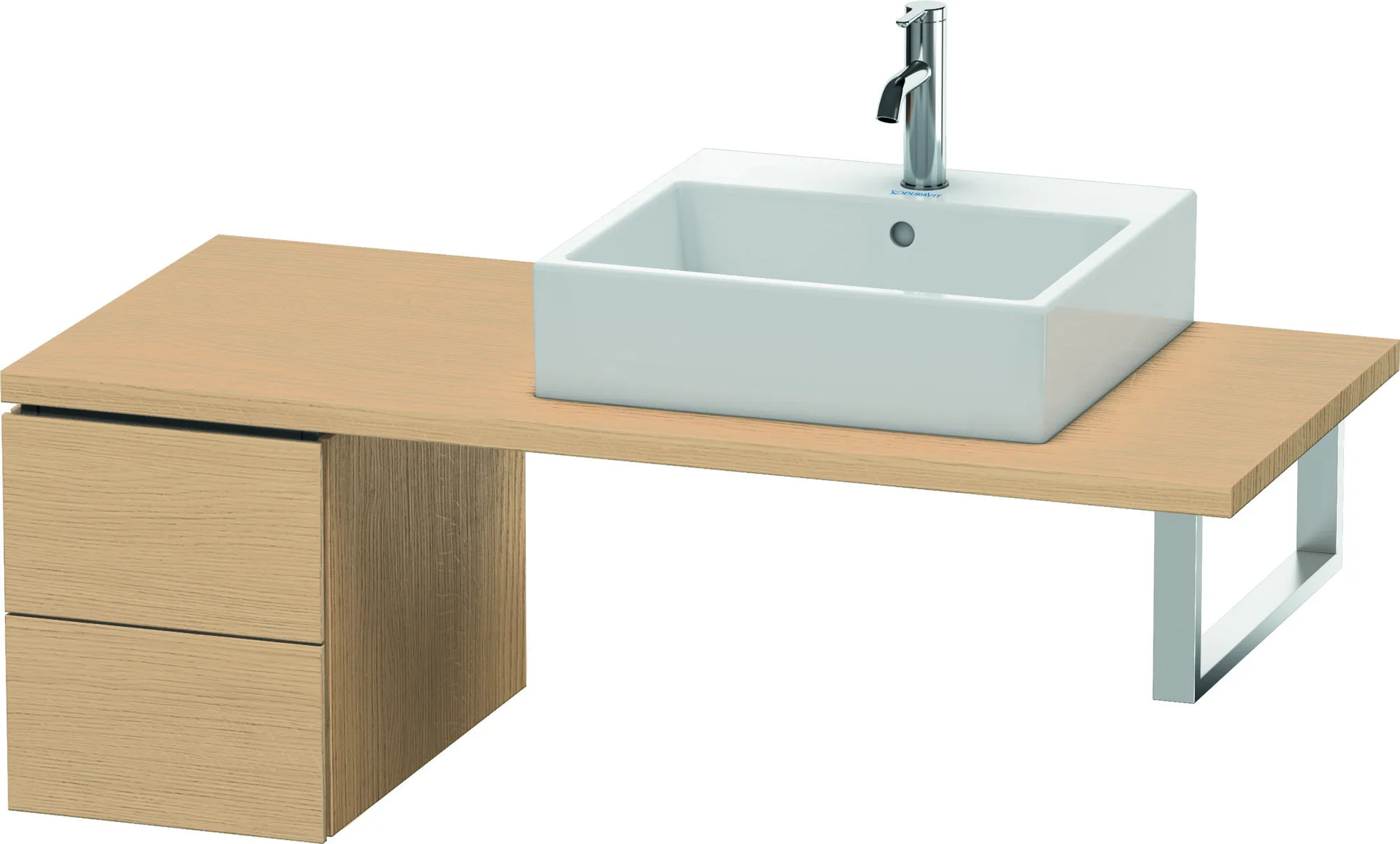 Duravit Unterschrank für Konsole „L-Cube“ 32 × 40 × 54,7 cm Eiche Natur