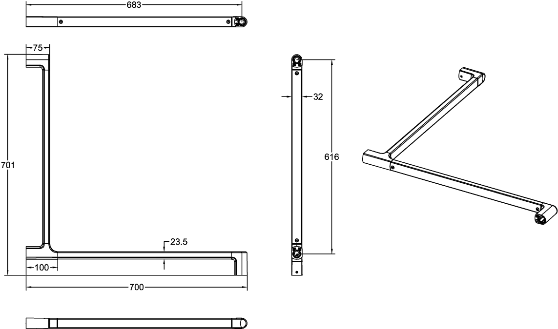 Villeroy & Boch Wandhandlauf „ViCare Design“ Villeroy & Boch Wandhandlauf „ViCare Design“