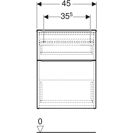 Geberit Hochschrank „iCon“ sand-grau / lackiert hochglänzend Geberit Hochschrank „iCon“ sand-grau / lackiert hochglänzend