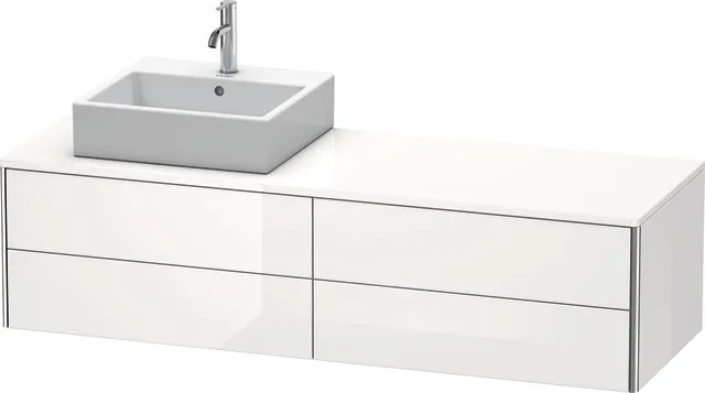 Duravit Waschtischunterschrank wandhängend „XSquare“ 160 × 40 × 54,8 cm Duravit Waschtischunterschrank wandhängend „XSquare“ 160 × 40 × 54,8 cm