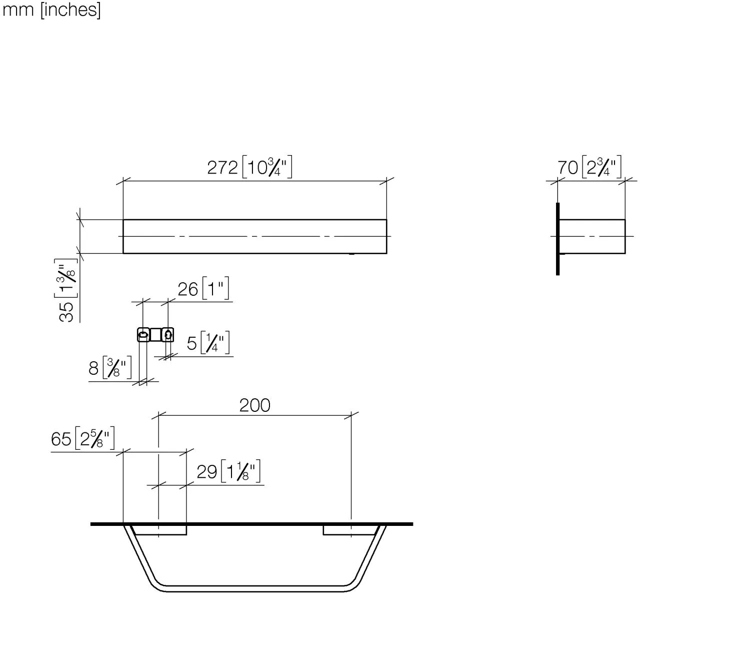Wannengriff CL.1 Chrom 83020705 Wannengriff CL.1 Chrom 83020705