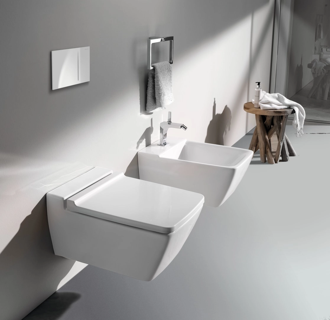 Wand-Bidet „Xeno2“, ohne Überlauf, Befestigung verdeckt 35 × 23,5 × 54 cm mit KeraTect® Wand-Bidet „Xeno2“, ohne Überlauf, Befestigung verdeckt 35 × 23,5 × 54 cm mit KeraTect®