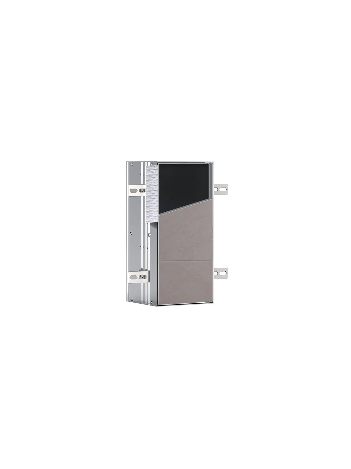 emco WC-Modul „asis module plus“, Anschlag rechts 15,4 × 33,2 × 15 cm