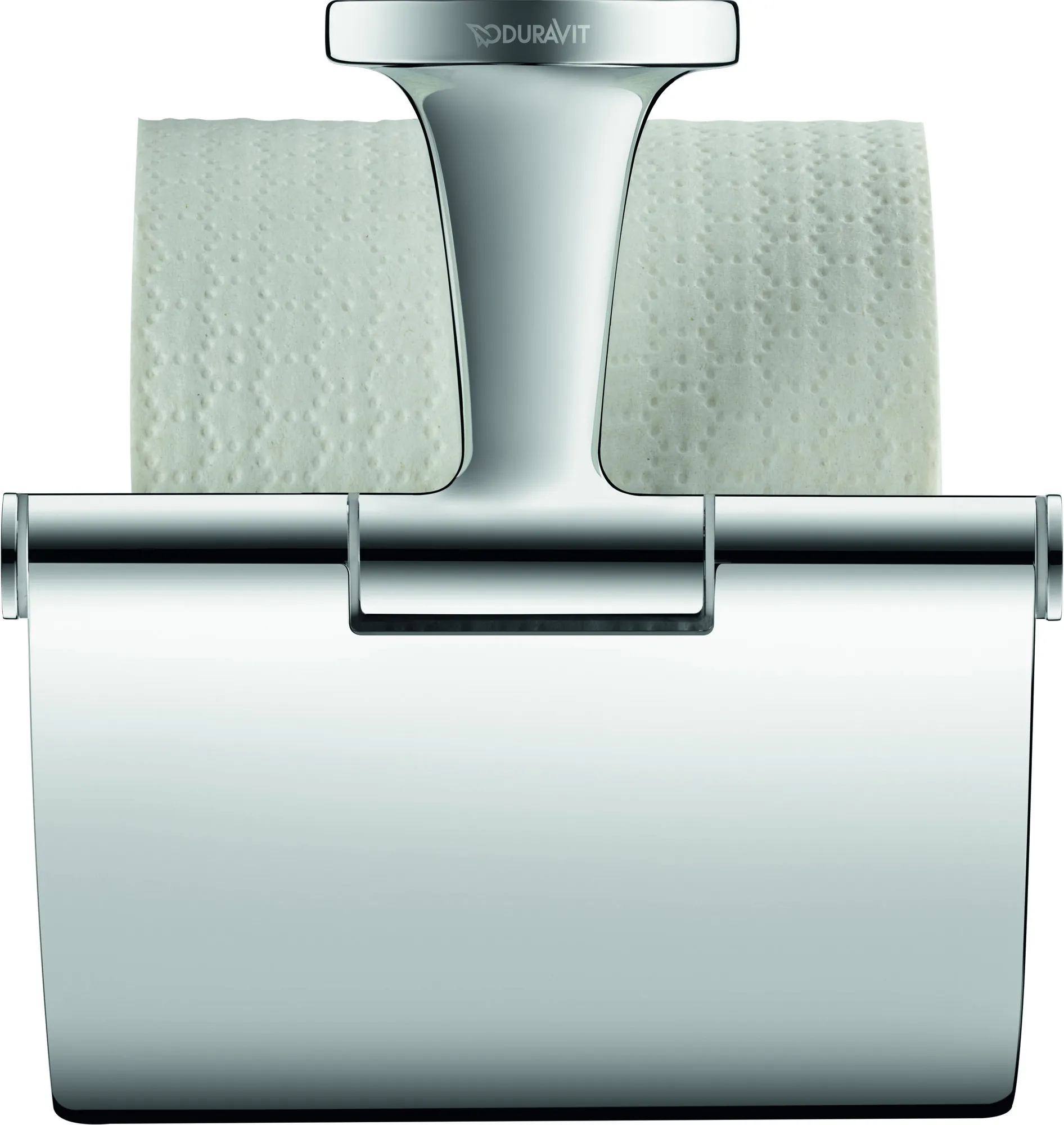 Duravit Toilettenpapierhalter inkl. Deckel „Starck T“ 12,5 × 8,3 × 13,1 cm in Befestigung sichtbar Duravit Toilettenpapierhalter inkl. Deckel „Starck T“ 12,5 × 8,3 × 13,1 cm in Befestigung sichtbar