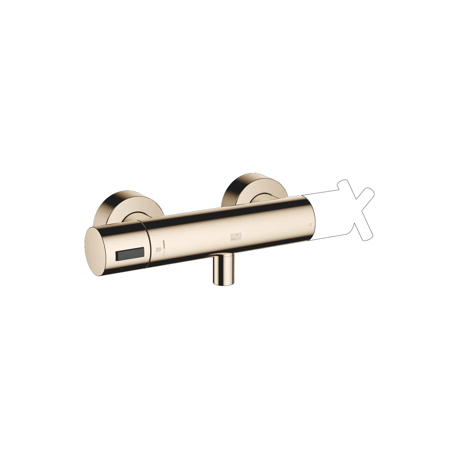 Brause-Thermostat für Wandmontage SERIENNEUTRAL Chrom 34443979