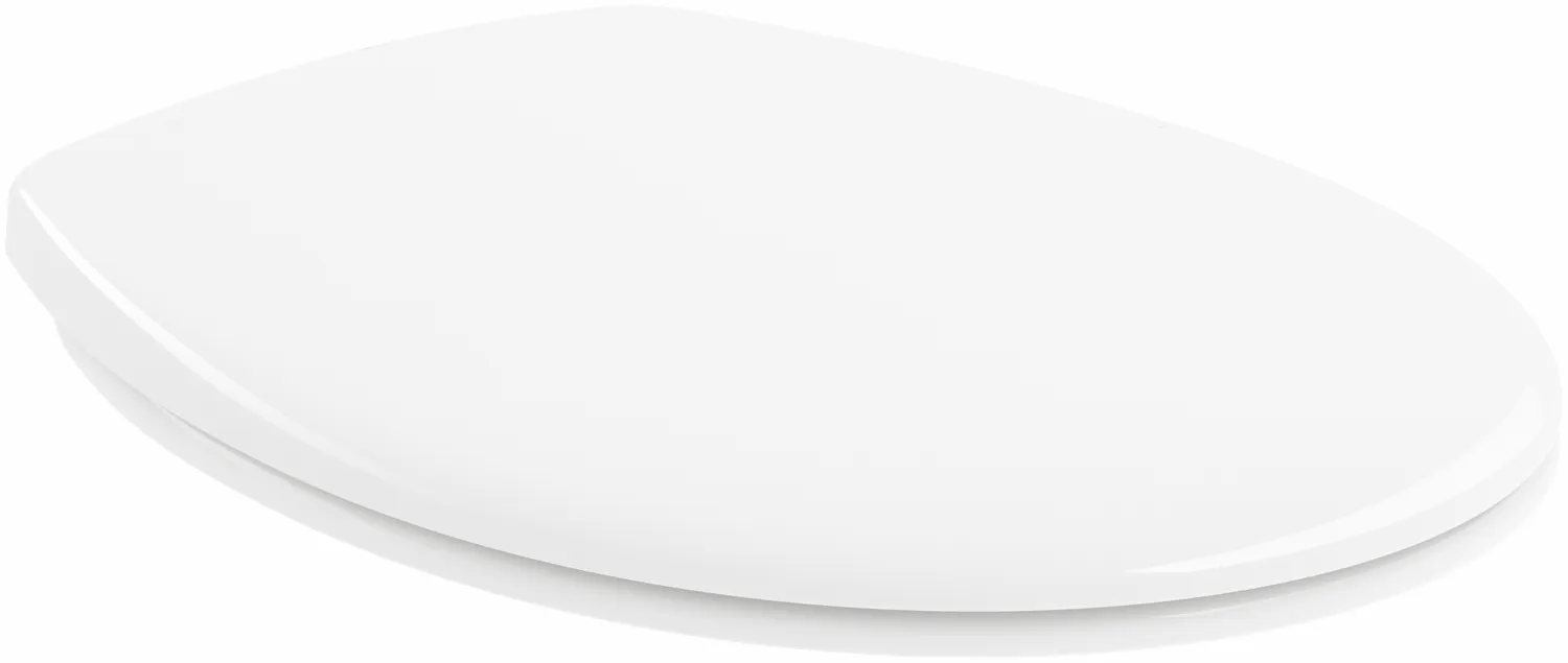 WC-Sitz „Newo“ in Weiß Alpin, Scharniere Edelstahl WC-Sitz „Newo“ in Weiß Alpin, Scharniere Edelstahl