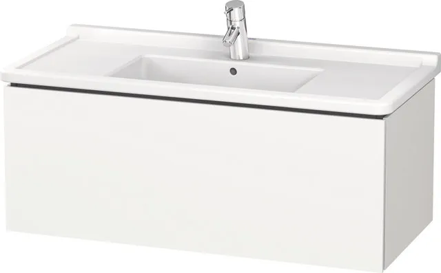 Duravit Waschtischunterschrank wandhängend „L-Cube“ 102 × 40,8 × 46,9 cm Weiß Supermatt Duravit Waschtischunterschrank wandhängend „L-Cube“ 102 × 40,8 × 46,9 cm Weiß Supermatt