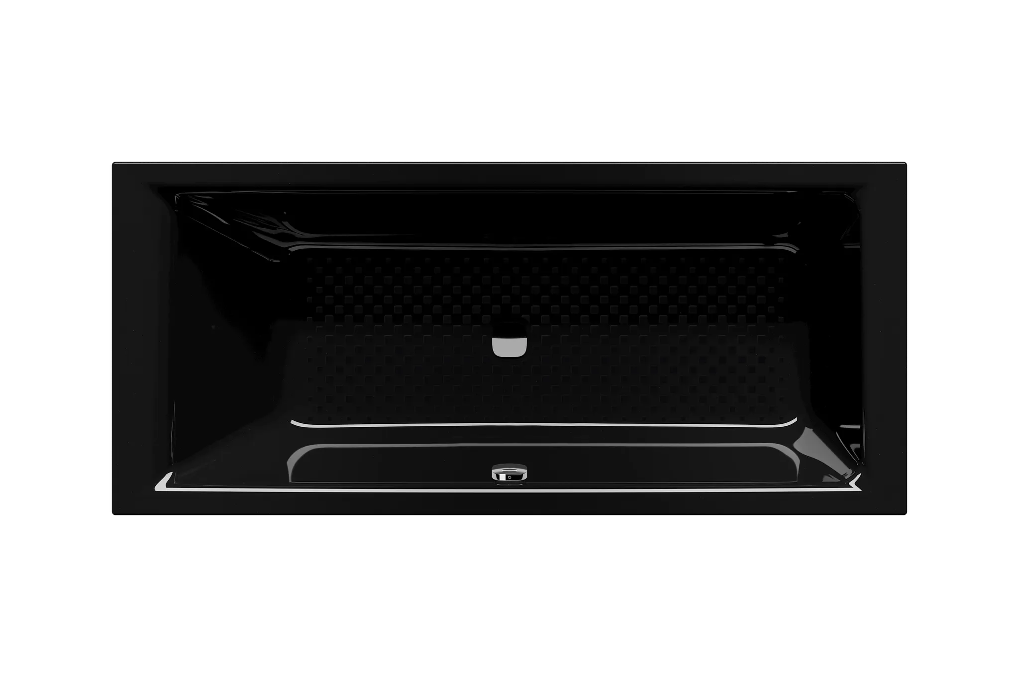 Kaldewei PURO NEXT COMBI Badewanne, 1700x750 mm, schwarz, Perl-Effekt, Vollantislip