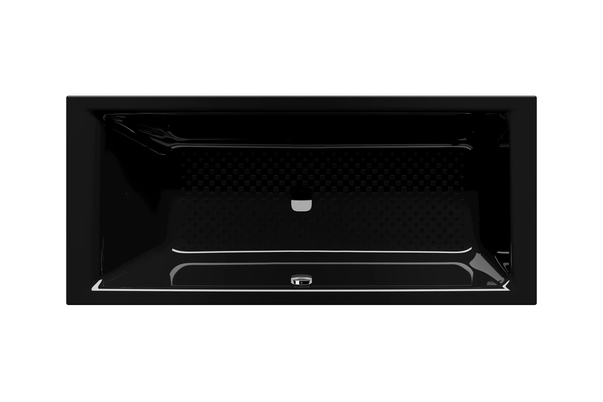 Kaldewei PURO NEXT COMBI Badewanne, 1600x700 mm, schwarz, Vollantislip