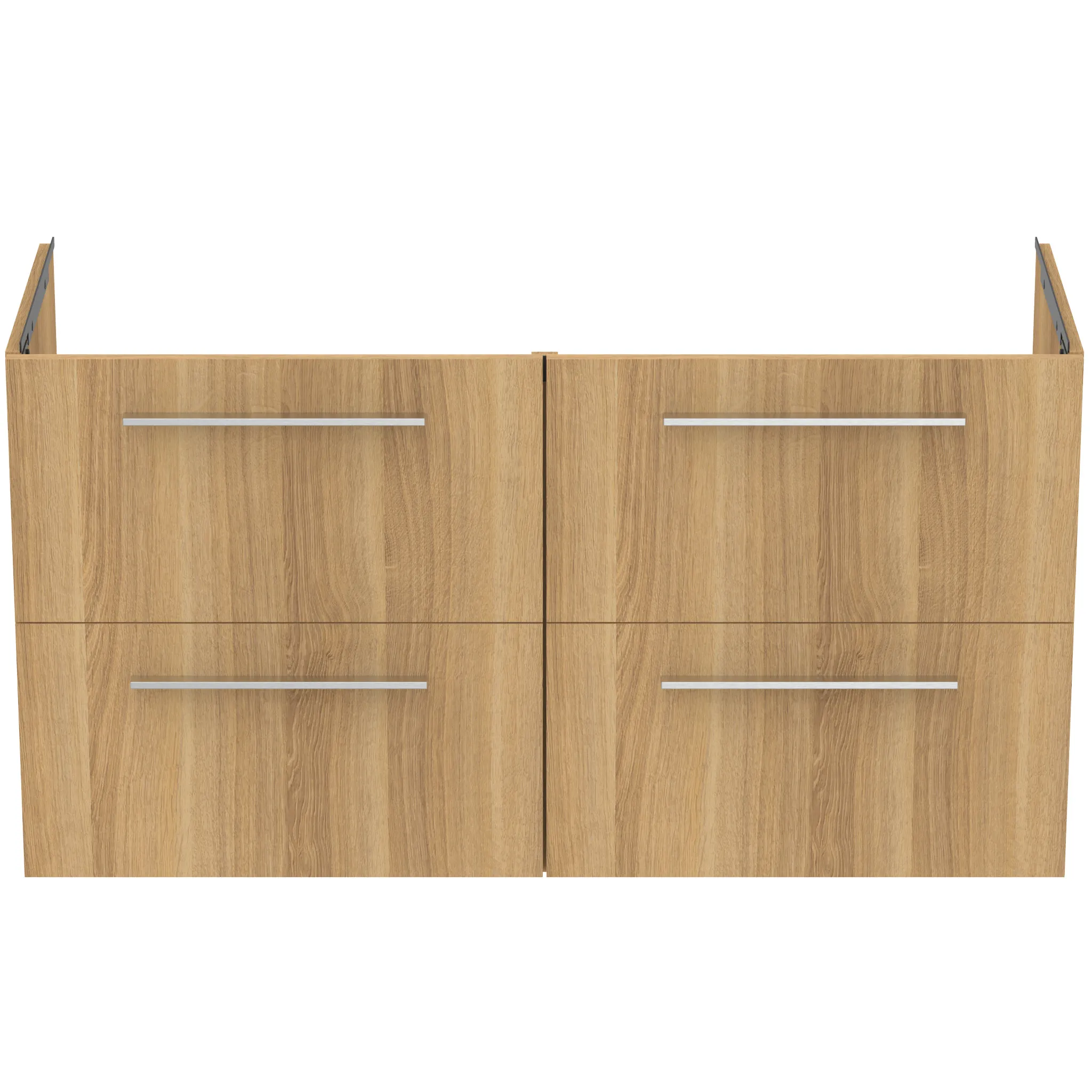 Ideal Standard i.life A Möbeldoppel-Waschtischunterschrank Eiche Natur 1200x440x630 mm 4 Auszüge Softclose
