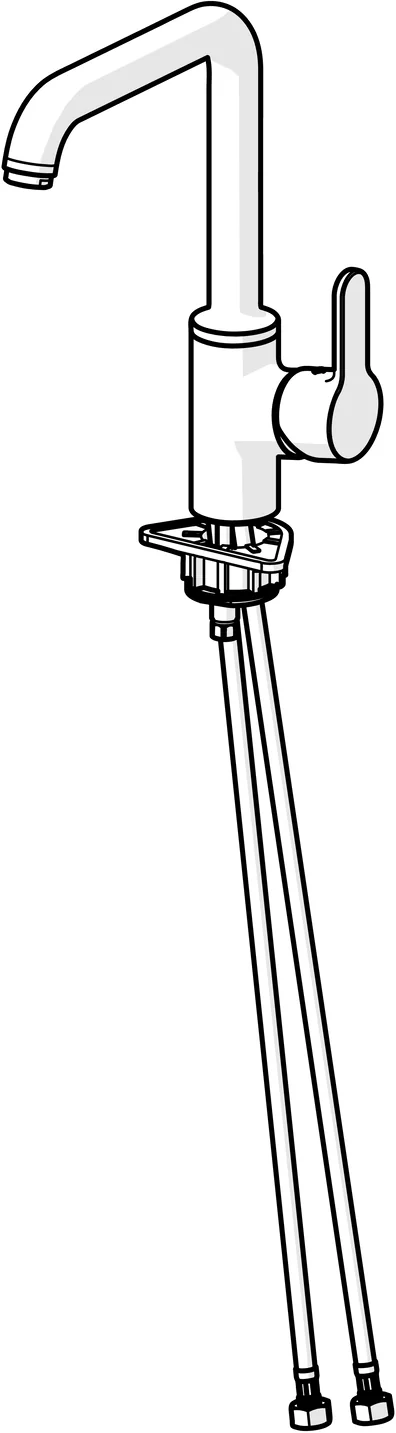 HansaPRIMO Einhebelmischer Küchenarmatur HansaPRIMO 4920 Ausladung 192 mm DN15 Chrom HansaPRIMO Einhebelmischer Küchenarmatur HansaPRIMO 4920 Ausladung 192 mm DN15 Chrom