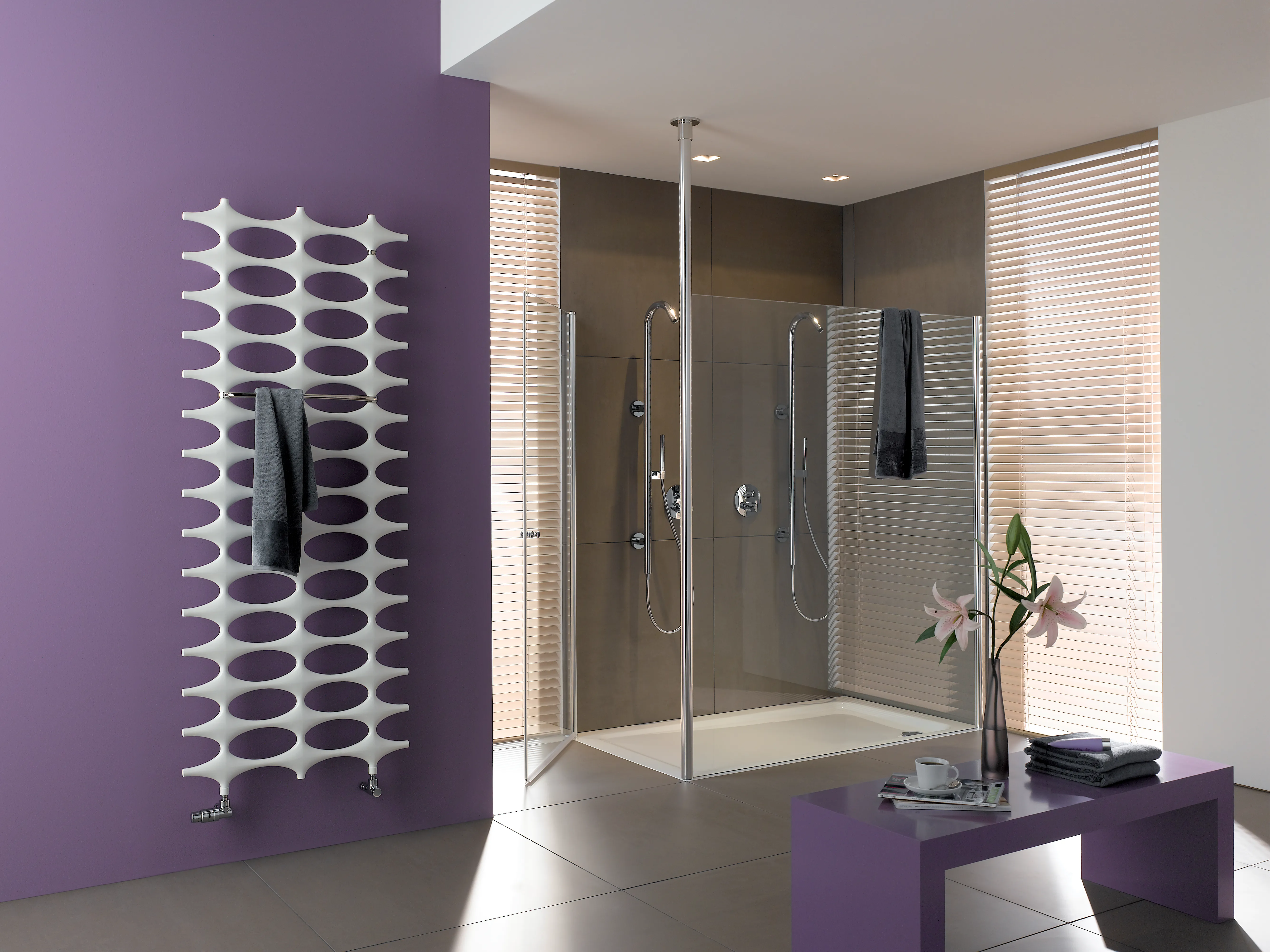 Kermi Design-Heizkörper „Ideos®“ 50,8 × 152,6 cm in Weiß Kermi Design-Heizkörper „Ideos®“ 50,8 × 152,6 cm in Weiß