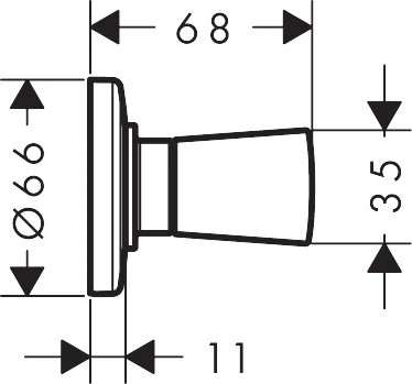 Hansgrohe Logis Absperrventil Unterputz, Chrom, DN15/DN20, Geräuschgruppe II Hansgrohe Logis Absperrventil Unterputz, Chrom, DN15/DN20, Geräuschgruppe II