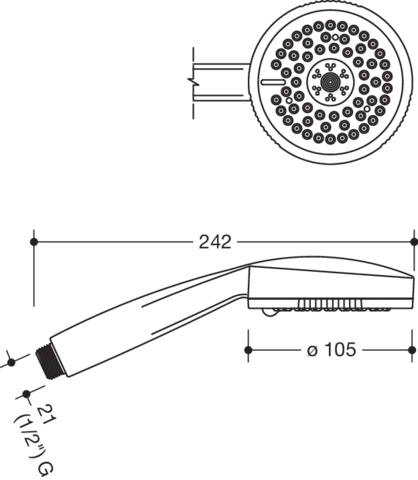 Handbrause (5 Stück)