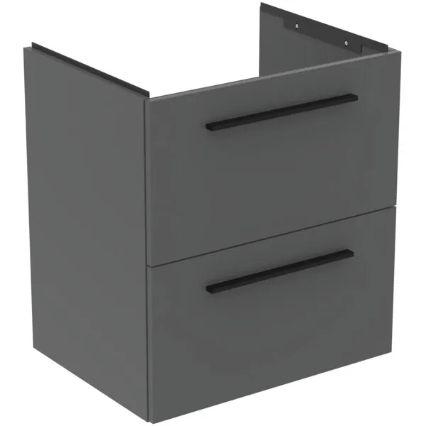 Ideal Standard i.life A Waschtischunterschrank 2 Auszüge 580x440x630mm Quarzgrau matt Ideal Standard i.life A Waschtischunterschrank 2 Auszüge 580x440x630mm Quarzgrau matt