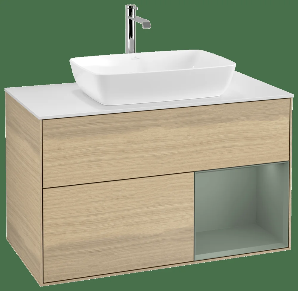 Villeroy & Boch Finion Waschbeckenunterschrank G78 1000x603x501mm mit Beleuchtung