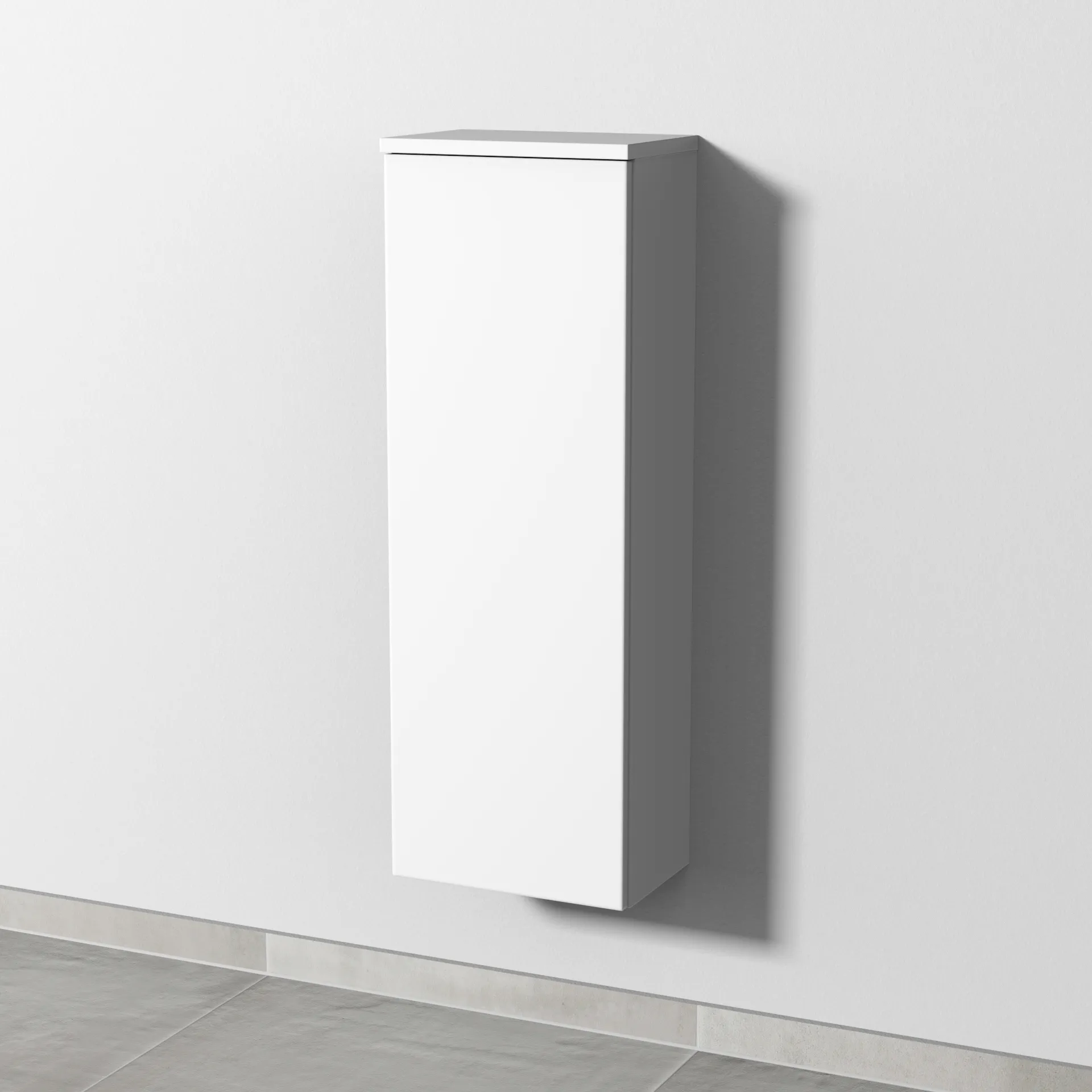 Sanipa Mittelschrank „3way“ 300 × 850 × 199 mm Anschlag links, in Weiß-Soft, Anschlag links