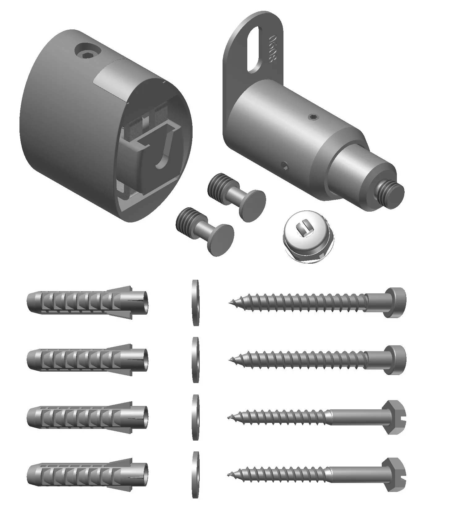 Kermi Befestigungs-Set