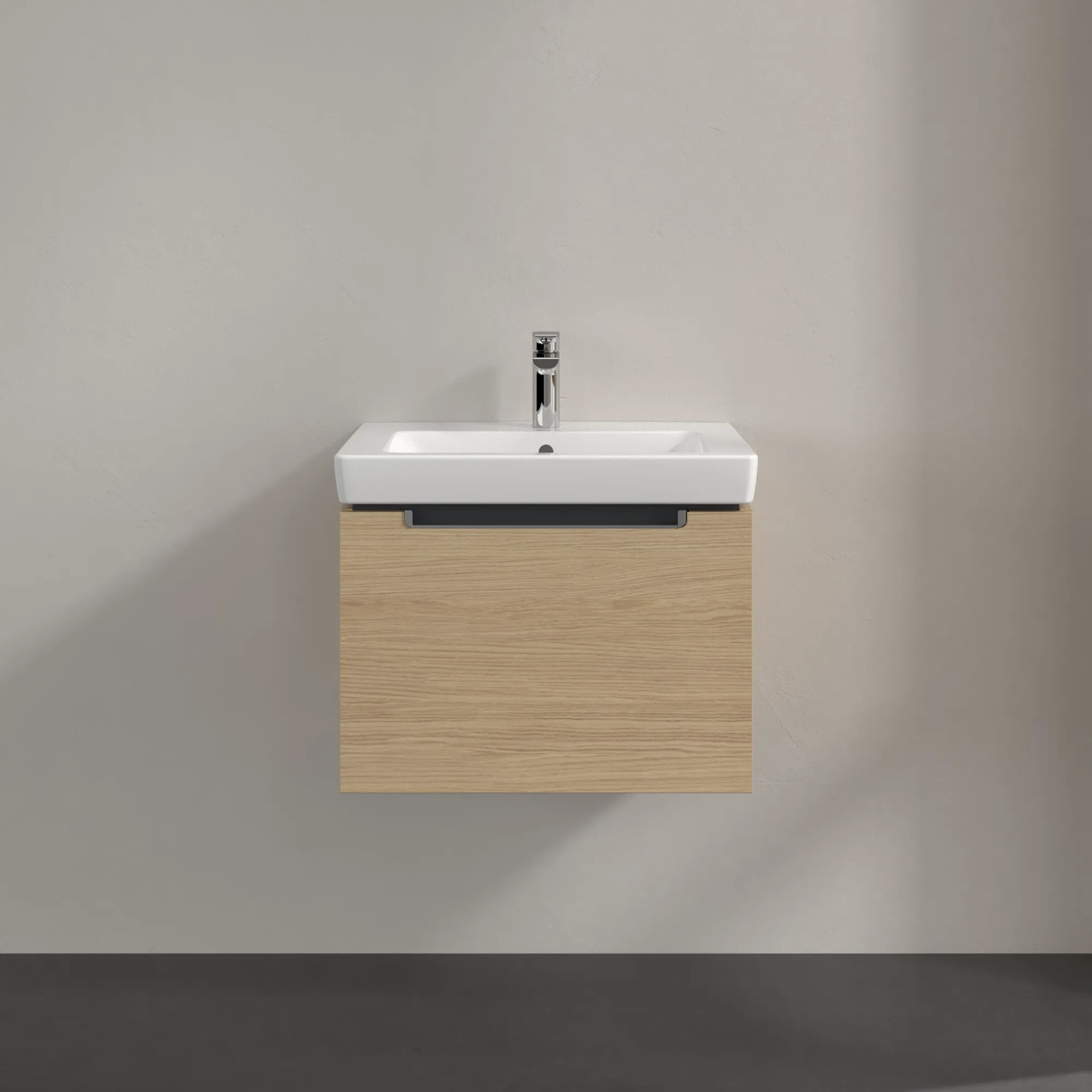 Villeroy & Boch Waschtischunterschrank „Subway 2.0“ 587 × 420 × 454 mm Nordic Oak, für Becken mittig, ohne Beleuchtung Villeroy & Boch Waschtischunterschrank „Subway 2.0“ 587 × 420 × 454 mm Nordic Oak, für Becken mittig, ohne Beleuchtung