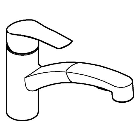 Grohe Küchenarmatur „Eurosmart“ Ausladung 227 mm Grohe Küchenarmatur „Eurosmart“ Ausladung 227 mm