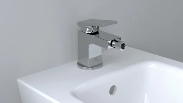 Ideal Standard Bidetarmatur Extra Ausladung 113mm mit Ablaufgarnitur Chrom Ideal Standard Bidetarmatur Extra Ausladung 113mm mit Ablaufgarnitur Chrom