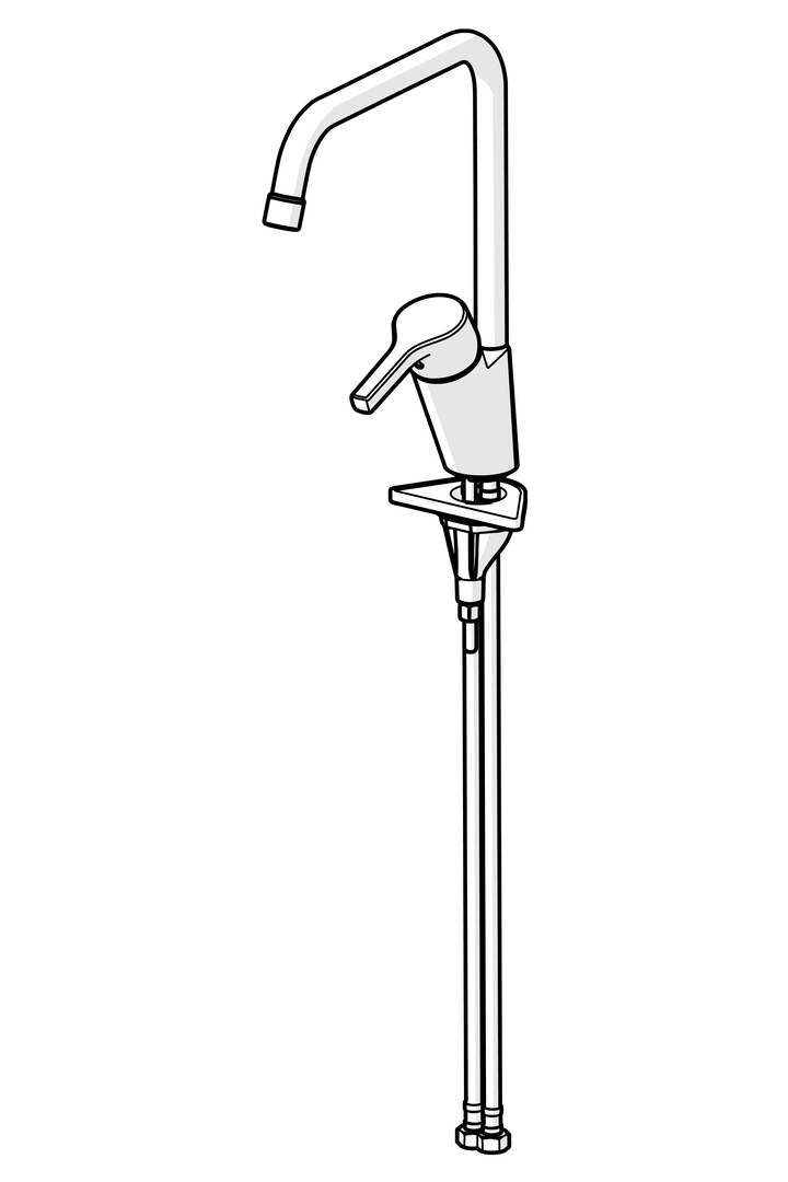 HansaPALENO Einhebelmischer Küchenarmatur 5650 Ausladung 255 mm DN15 Chrom HansaPALENO Einhebelmischer Küchenarmatur 5650 Ausladung 255 mm DN15 Chrom
