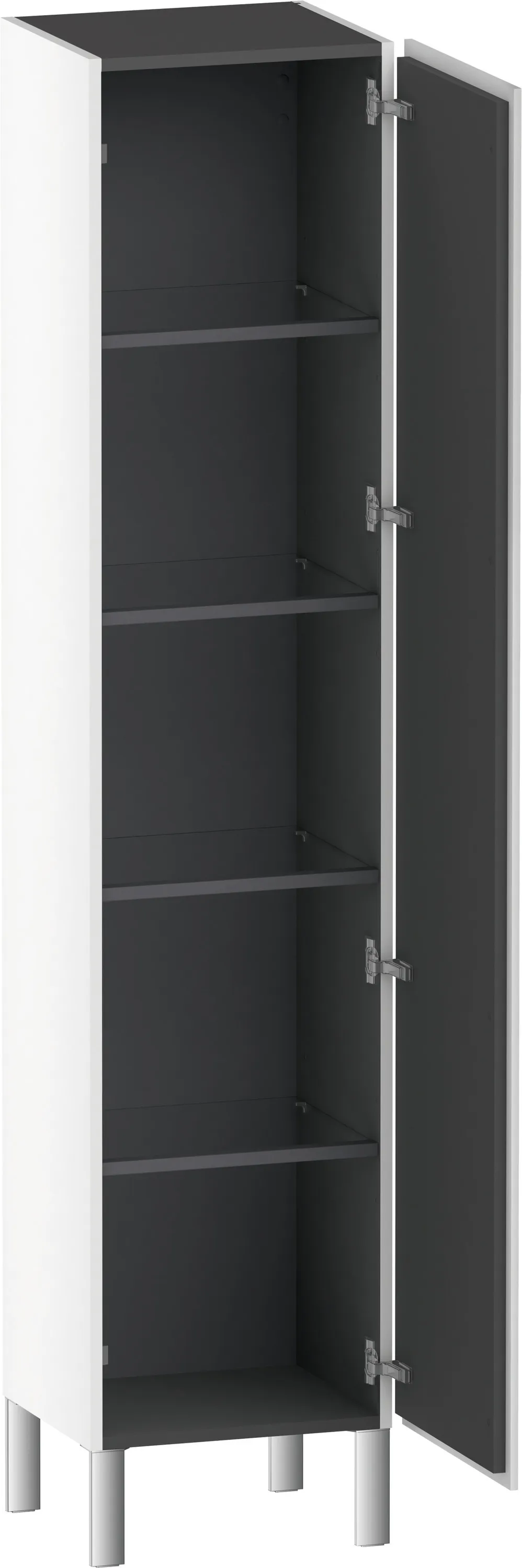 Duravit Hochschrank „L-Cube“ 40 × 176 × 36,3 cm Weiß Matt Duravit Hochschrank „L-Cube“ 40 × 176 × 36,3 cm Weiß Matt