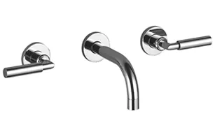 Waschtisch-Wandbatterie ohne Ablaufgarnitur TARA Chrom 36707882