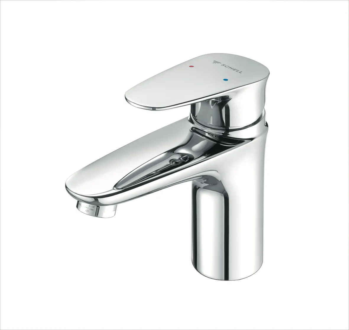Waschtisch-Armatur MODUS EH, HD-M - Hochdruck Mischwasser, Einhebel-Einlocharmatur, 2x G 3/8 IG, Design, chrom