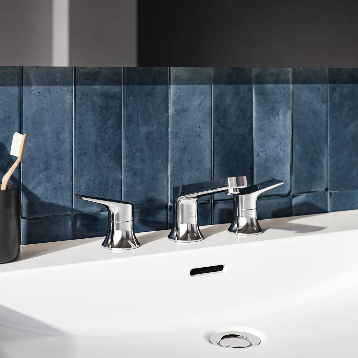 Ideal Standard La Dolce Vita 3-Loch-Waschtischarmatur BD661AA Chrom Ideal Standard La Dolce Vita 3-Loch-Waschtischarmatur BD661AA Chrom