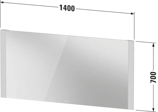 Duravit Spiegel „Licht & Spiegel“ 140 × 70 cm Duravit Spiegel „Licht & Spiegel“ 140 × 70 cm