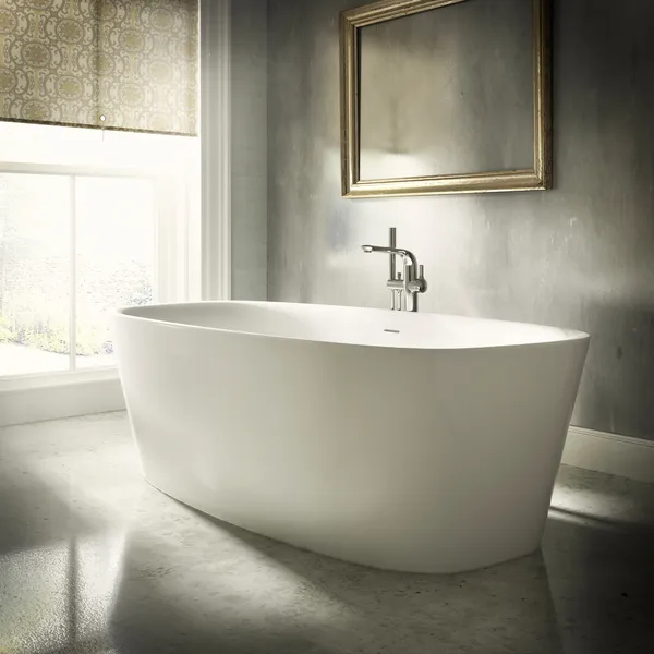 Ideal Standard Badewanne „Dea“ freistehend oval 190 × 90 cm in Weiß Ideal Standard Badewanne „Dea“ freistehend oval 190 × 90 cm in Weiß
