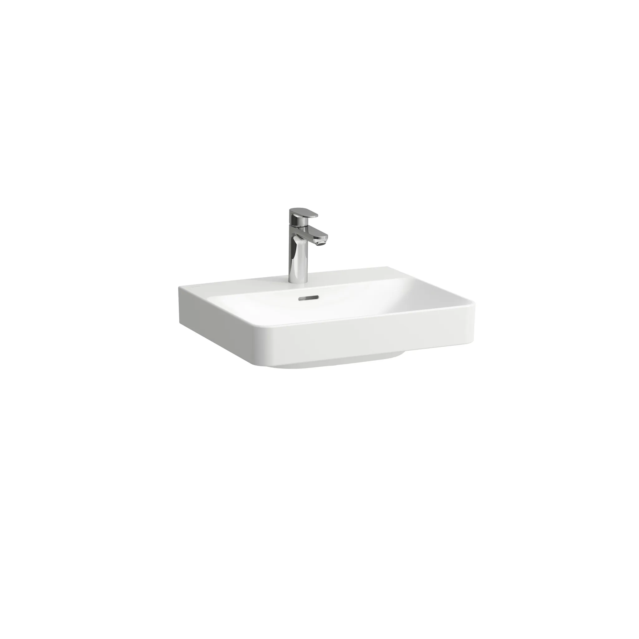 Pro X Waschtisch 81086.2 1HL mÜL 550x465, weiß Pro X Waschtisch 81086.2 1HL mÜL 550x465, weiß