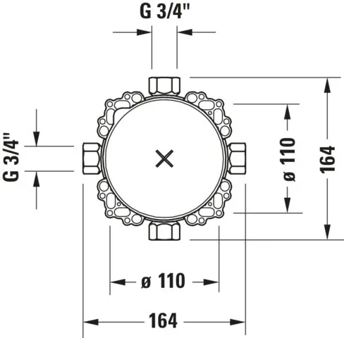 Duravit Unterputz-Armatur „Zubehör Armaturen“ Duravit Unterputz-Armatur „Zubehör Armaturen“