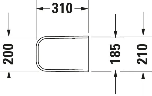 Halbsäule Happy D.2 für 231680, 261665, 231660, weiß