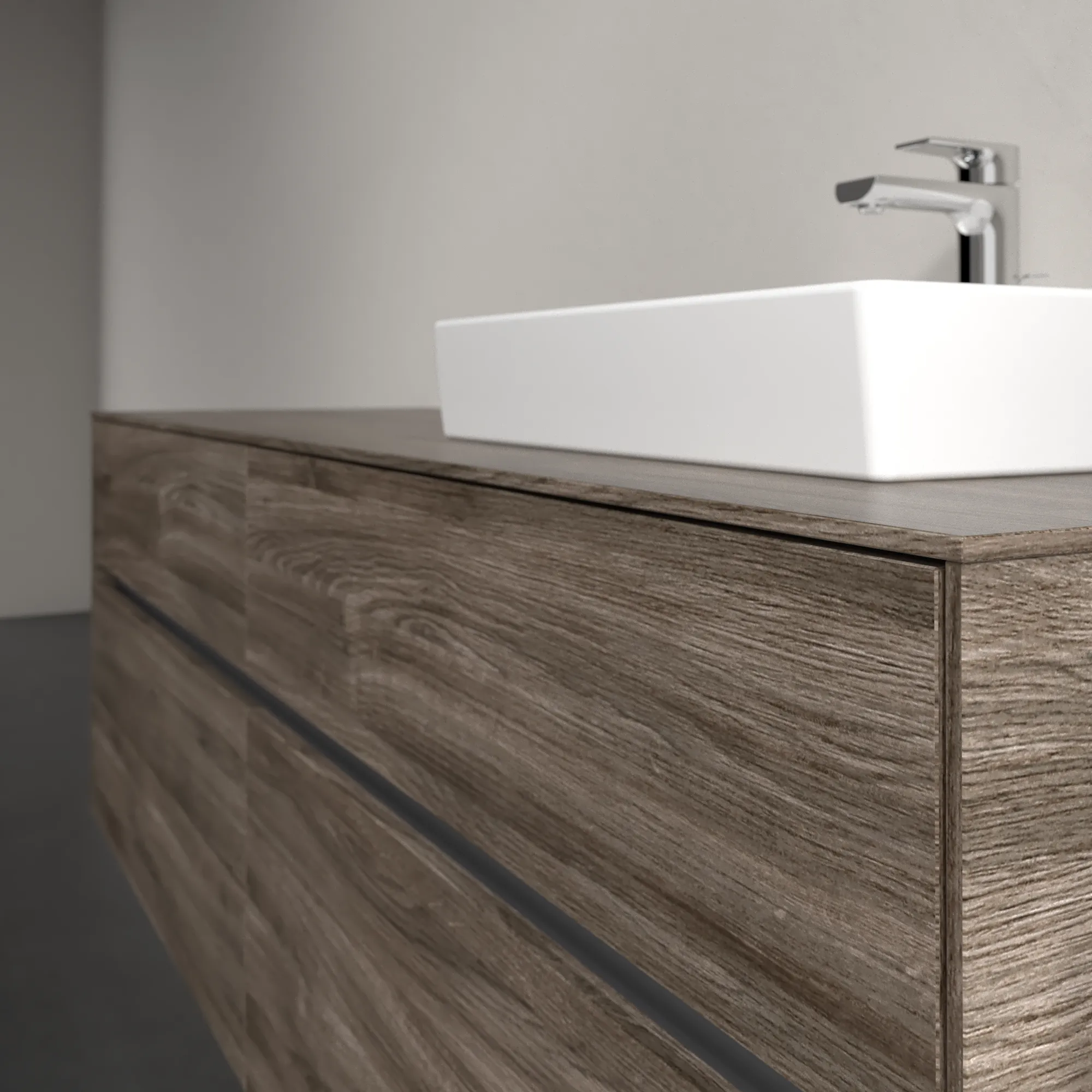 Villeroy & Boch Collaro Waschbeckenunterschrank 1600x548x500mm Stone Oak
