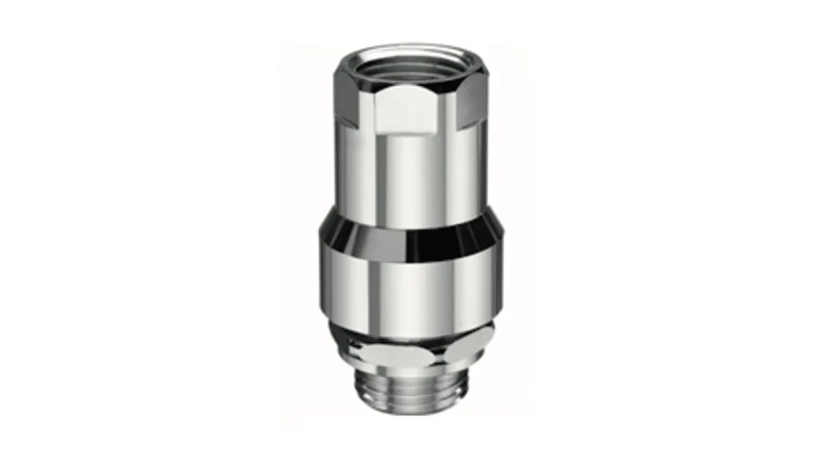 Rohrbelüfter, Durchflussform von oben nach unten, RB, RFV, DN 20 G 3/4 IG, DN 20 G 3/4 AG, chrom Rohrbelüfter, Durchflussform von oben nach unten, RB, RFV, DN 20 G 3/4 IG, DN 20 G 3/4 AG, chrom