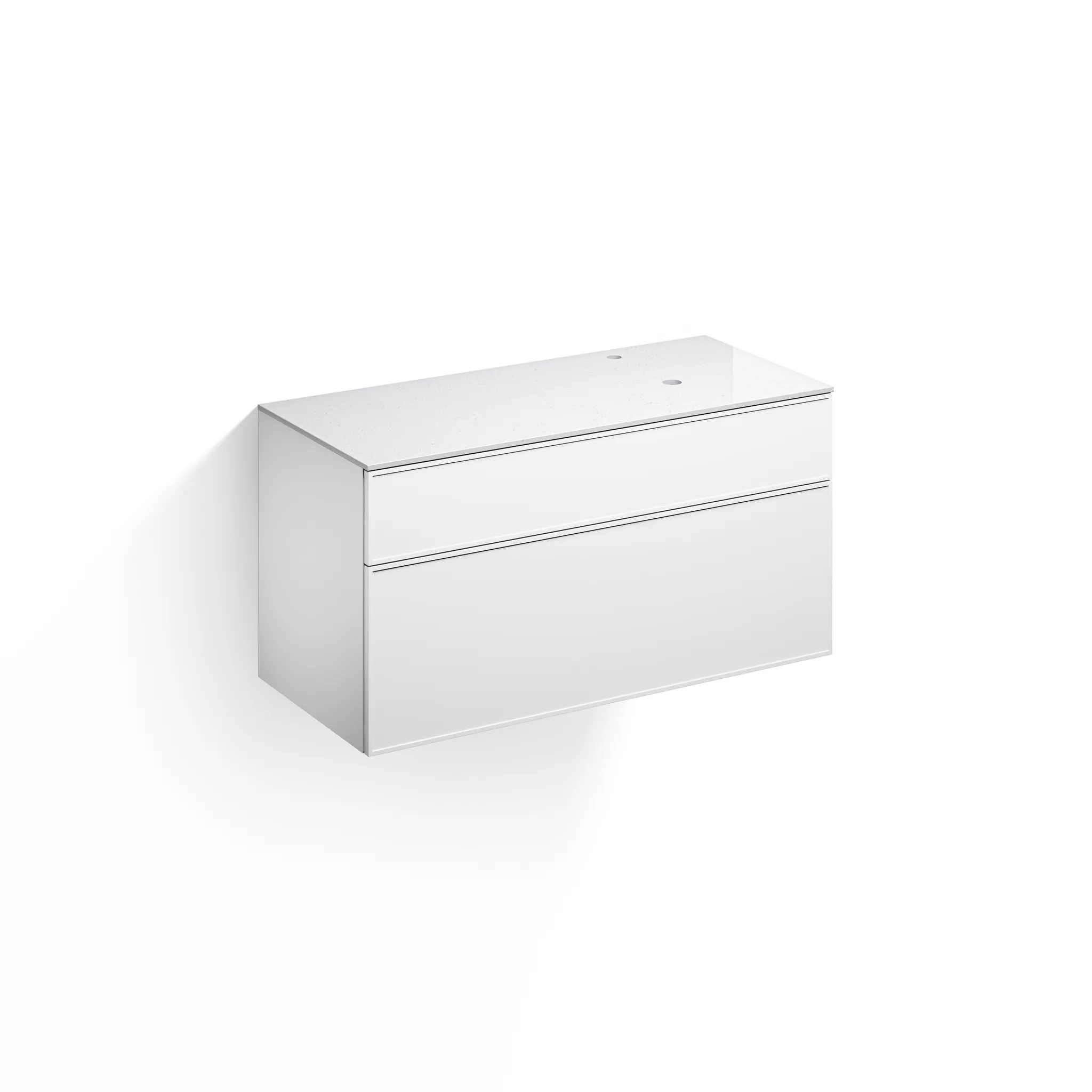 Alape Möbelmodul Arkta 1200x600 Carrara/Weiß