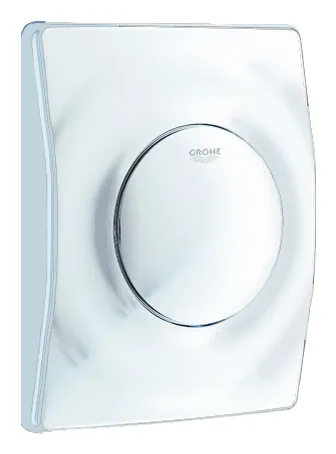 Urinal-Betätigung Surf 37018, 116 x 144 mm, mit Druckknopfbetätigung, alpinweiß Urinal-Betätigung Surf 37018, 116 x 144 mm, mit Druckknopfbetätigung, alpinweiß